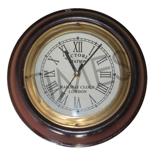 Brown Wall Clock