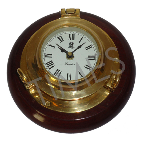 Nautical Brass Wall Clock