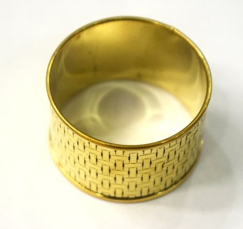 Golden Trendy Metal Napkin Ring