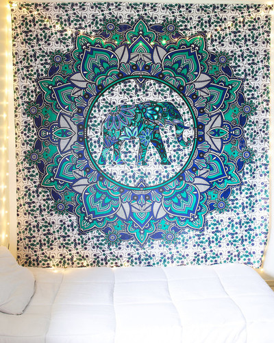 Elephant Print Tapestry