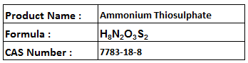 Ammonium Thiosulphate
