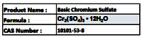 Basic Chromium Sulfate