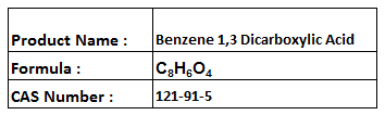 Benzene 1,3 Dicarboxylic Acid