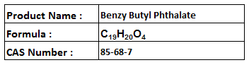 Benzy Butyl Phthalate