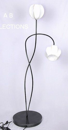 Iron Floor Lamp With 2 Light Led Light Source: Energy Saving