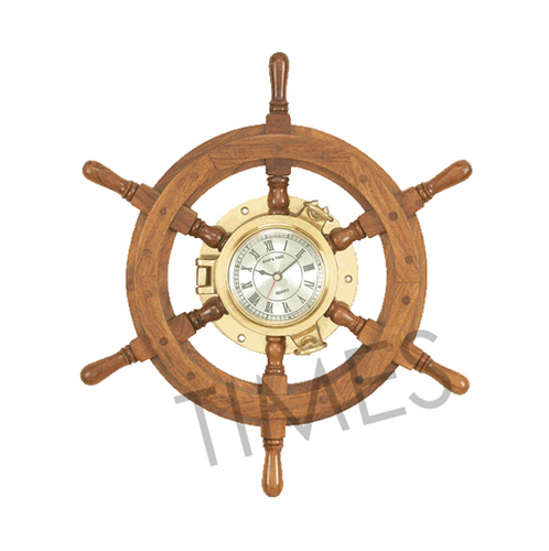 Nautical Ship Wheel Wall Clock