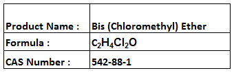 Bis (Chloromethyl) Ether