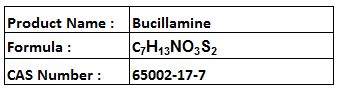 Bucillamine - C7H11NO3S2, 221.28 g/mol | Thiol Groups, High Activity, Water-Soluble, 99% Purity