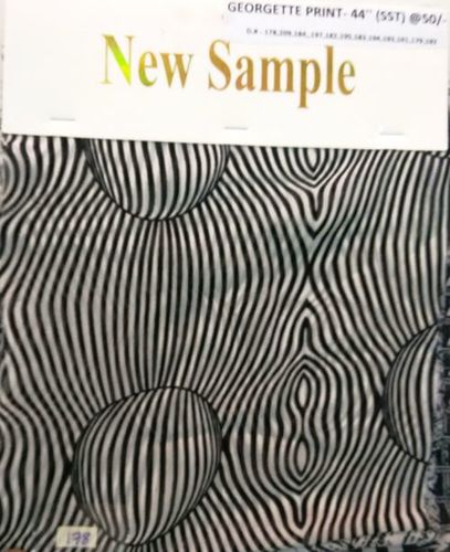 Georgette Print Fabric - 44" Width, Washable and Textured Printed Design
