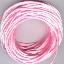 Satin Cords - Silk 1-3mm Pink 100m | Smooth Texture, Durable, Soft Feel, Versatile Use