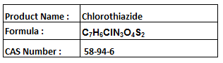 Chlorothiazide