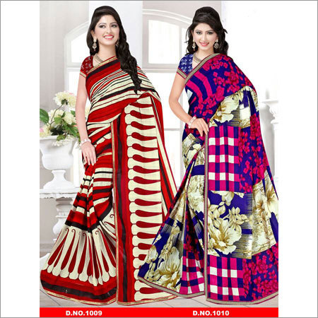 Ladies Synthetic Sarees