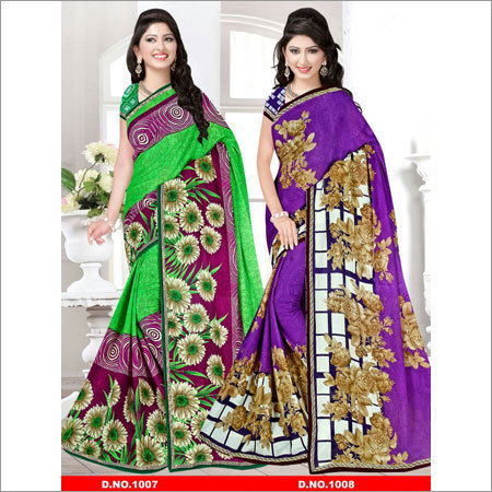 Ladies Synthetic Saree