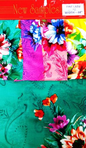 Flower Print Rayon Fabric