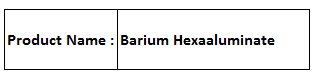 Barium Hexaaluminate