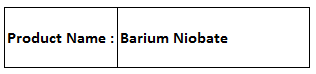 Barium Niobate