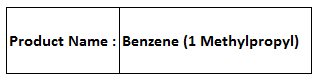 Benzene (1 Methylpropyl) - Molecular Weight 120.19 g/mol, Boiling Point 150-160 °C, Density 0.86 g/cm³ | High Purity, Chemical Stability, Solvent Properties