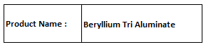 Beryllium Compounds