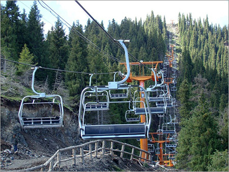 Four People Hanging Cableway Four People Hanging Cableway