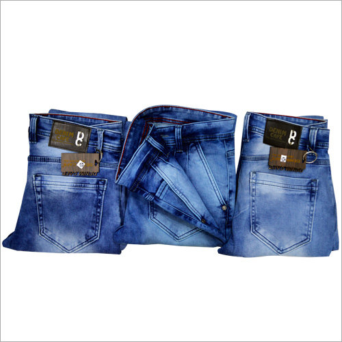 Knitted Cloud Wash Jeans