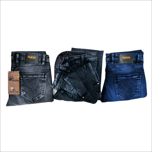 Knitted Stone Wash Jeans