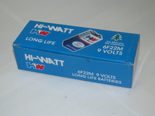 9 Volt Dry Cell Batteries