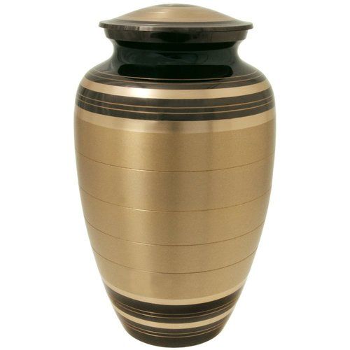 Gold and Black Cremation Urns