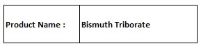Bismuth Triborate