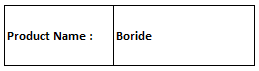 Borides