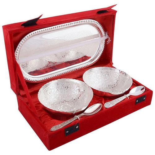 Silver Plated Bowl Set (2 1)