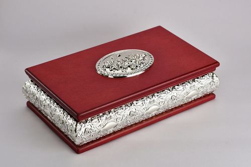 Silver Plated Jewellery Box