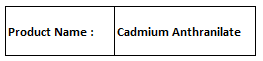 Cadmium Anthranilate
