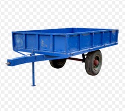 Non Tipping Tractor Trolley - Mild Steel, 10ft X 5ft X 2ft | Heavy Duty, Durable, Safe Loading, Easy Maneuver, High Capacity, Low Maintenance