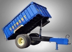 Tipping Tractor Trolley - Steel 12ft x 6ft x 4ft 5 Ton Capacity | Heavy Duty Durable Hydraulic Brakes Easy Operation Safe Loading