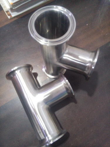 Stainless Steel TC Tee - Sizes 1/2" to 12" | ASTM A403 WP Grades, Reducing Tee for Pipes