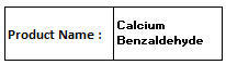 Calcium Benzaldehyde - White Crystalline Powder, Density 1.25 g/cmÂ³ | High Purity, Stable, Versatile, Precise Synthesis