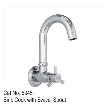 Sink Cock with Swivel Spout