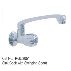 Sink Cock with Swinging Spout