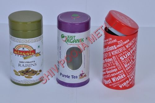 Tea Round Can