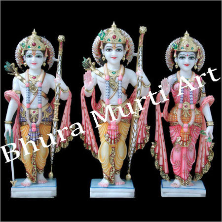 Marble Ram Darbar Sculpture