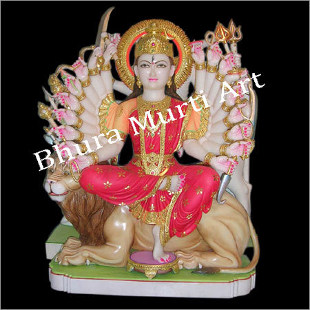 Maa Durga Marble Statue