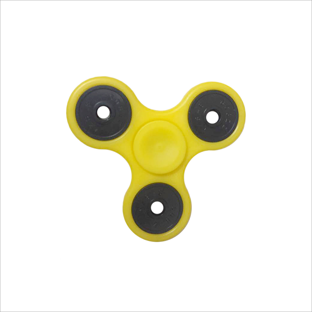 Yellow Plastic Fidget Spinner