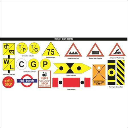 Railway Sign Board