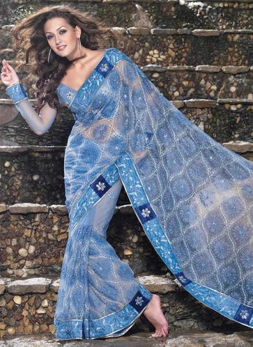 Chikan Embroidered Sarees