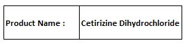 Cetirizine Dihydrochloride