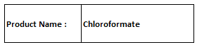 Chloroformate
