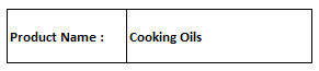 Cooking Oils