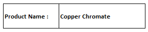 Copper Chromate