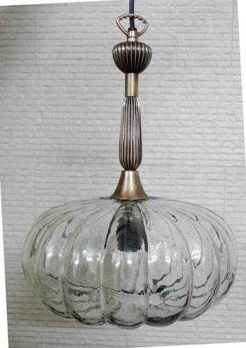 Glass & Brass Hanging Pendent Lights