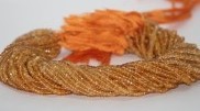 Citrine Micro Faceted Beads